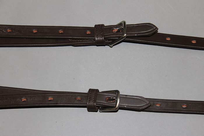 Leathertech Leather / Anti-slip Reins - Pairs