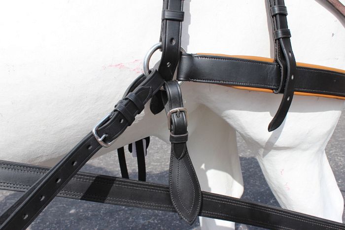 Leathertech Leather Breeching straps - Single