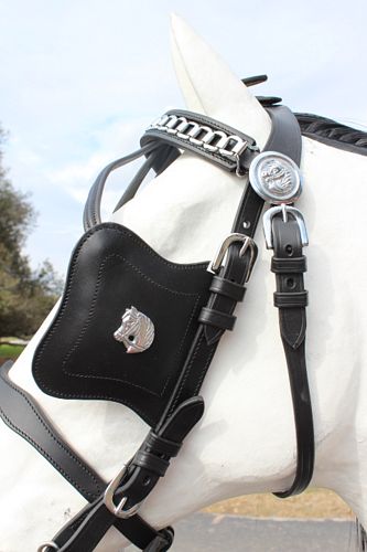 Friesian Leather Throatlatch